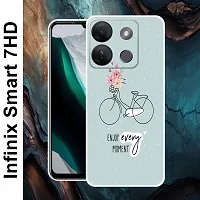 Designer Soft Silicone Mobile Back Cover For Infinix Smart7-thumb1