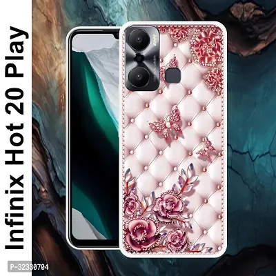 Designer Soft Silicone Mobile Back Cover For Infinix Hot 20 Play-thumb2