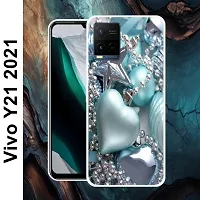 Designer Soft Silicone Mobile Back Cover For Vivo Y21A-thumb1