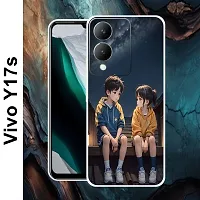 Designer Soft Silicone Mobile Back Cover For Vivo Y17S-thumb1