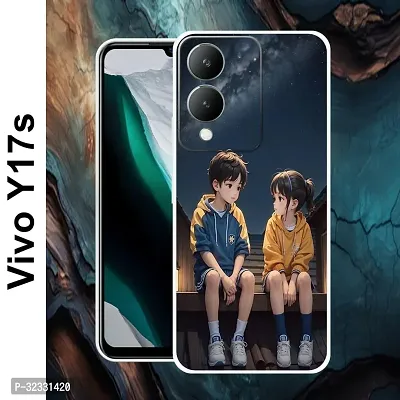 Designer Soft Silicone Mobile Back Cover For Vivo Y17S-thumb2