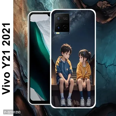 Designer Soft Silicone Mobile Back Cover For Vivo T1X-thumb2