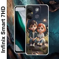 Designer Soft Silicone Mobile Back Cover For Infinix Smart7-thumb1