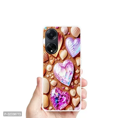 Designer Soft Silicone Mobile Back Cover For Oppo F23 5G