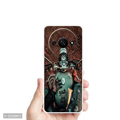 Designer Soft Silicone Mobile Back Cover For Redmi A3 2024