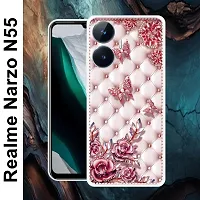 Designer Soft Silicone Mobile Back Cover For Realme Narzo N55-thumb1