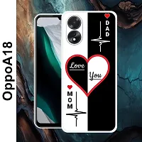 Designer Soft Silicone Mobile Back Cover For Oppo A18-thumb1