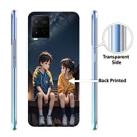 Designer Soft Silicone Mobile Back Cover For Vivo T1X-thumb2