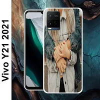 Designer Soft Silicone Mobile Back Cover For Vivo Y21A-thumb1