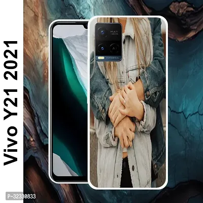 Designer Soft Silicone Mobile Back Cover For Vivo Y21A-thumb2