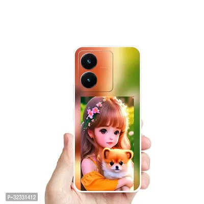 Designer Soft Silicone Mobile Back Cover For Vivo Y22-thumb0