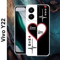 Designer Soft Silicone Mobile Back Cover For Vivo Y22-thumb1