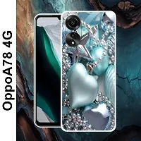 Designer Soft Silicone Mobile Back Cover For Oppo A78 4G-thumb1