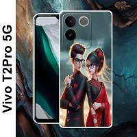 Designer Soft Silicone Mobile Back Cover For Vivo T2 Pro 5G-thumb1