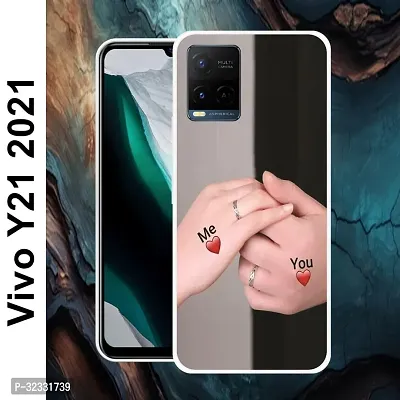 Designer Soft Silicone Mobile Back Cover For Vivo Y21A-thumb2