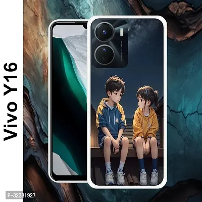 Designer Soft Silicone Mobile Back Cover For Vivo Y16-thumb2