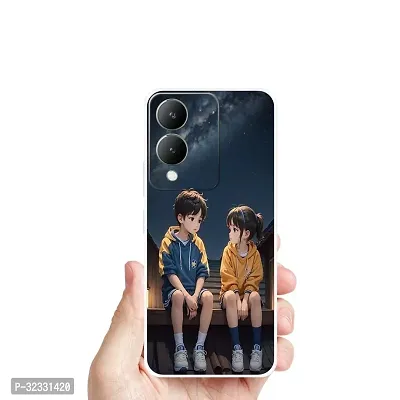 Designer Soft Silicone Mobile Back Cover For Vivo Y17S-thumb0