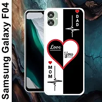 Designer Soft Silicone Mobile Back Cover For Samsung Galaxy F04-thumb1