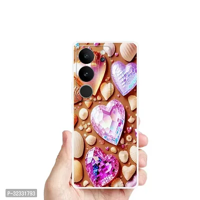 Designer Soft Silicone Mobile Back Cover For Vivo V29 5G