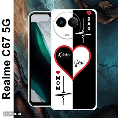 Designer Soft Silicone Mobile Back Cover For Realme C67 5G-thumb2