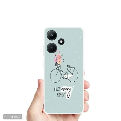 Designer Soft Silicone Mobile Back Cover For Infinix Hot 30i