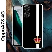 Designer Soft Silicone Mobile Back Cover For Oppo A78 4G-thumb1