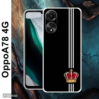 Designer Soft Silicone Mobile Back Cover For Oppo A78 4G-thumb2