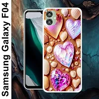 Designer Soft Silicone Mobile Back Cover For Samsung Galaxy F04-thumb1