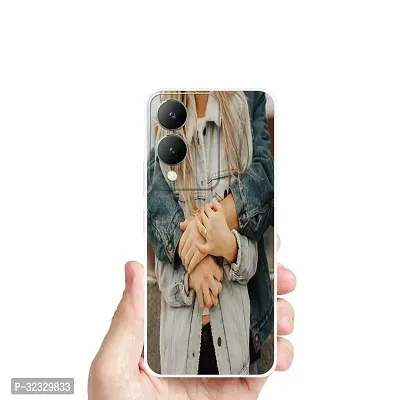 Designer Soft Silicone Mobile Back Cover For Vivo Y17S