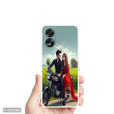 Designer Soft Silicone Mobile Back Cover For Oppo A18