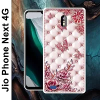 Designer Soft Silicone Mobile Back Cover For Jio Phone Next 4G-thumb1