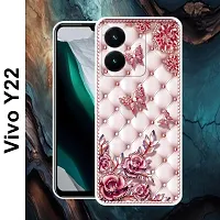 Designer Soft Silicone Mobile Back Cover For Vivo Y22-thumb1