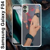 Designer Soft Silicone Mobile Back Cover For Samsung Galaxy F04-thumb1