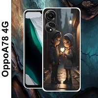 Designer Soft Silicone Mobile Back Cover For Oppo A78 4G-thumb1