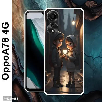 Designer Soft Silicone Mobile Back Cover For Oppo A78 4G-thumb2