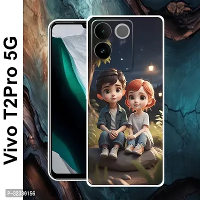 Designer Soft Silicone Mobile Back Cover For Vivo T2 Pro 5G-thumb2