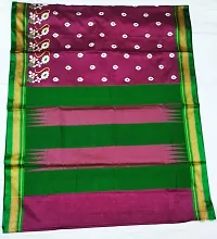 Classic Cotton Silk Printed Saree with Blouse piece-thumb1