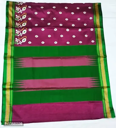 Classic Cotton Silk Printed Saree with Blouse piece-thumb2