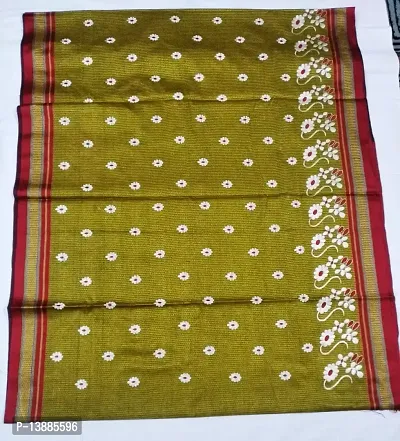 Classic Cotton Silk Printed Saree with Blouse piece