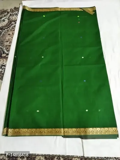 Navari maharashtrian Traditional saree with woven zari border-thumb2