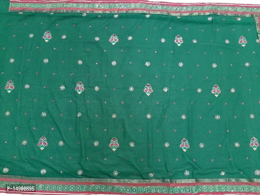 Classic Embroidered Saree with Blouse piece-thumb2