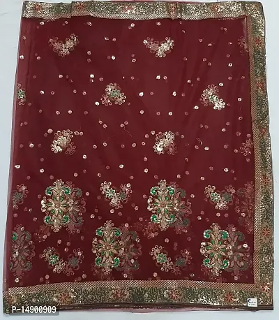 Classic Embroidered Saree with Blouse piece