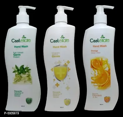 Combo Pack of 3 - Castellate Hand Wash - 500 ml x 3 (1.5 Ltr)-thumb0