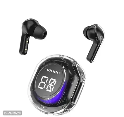 Stylish Black In ear Bluetooth Wireless Headphones With Microphone-thumb0