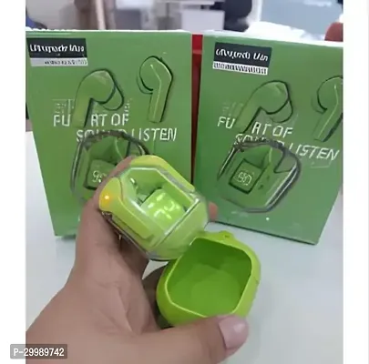 Stylish Green In ear Bluetooth Wireless Headphones With Microphone