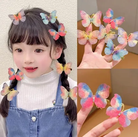 Butterfly Hair Clips For Kids Girls Women Hair Grips Barrettes Hair pack of