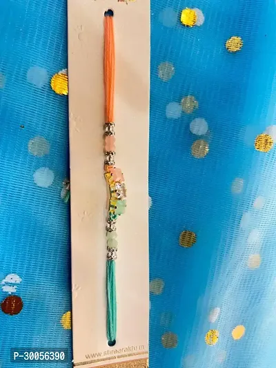 Handmade Beaded Silk Thread Rakhi