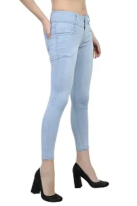 Stylish Denim Solid Jeans for Women-thumb1