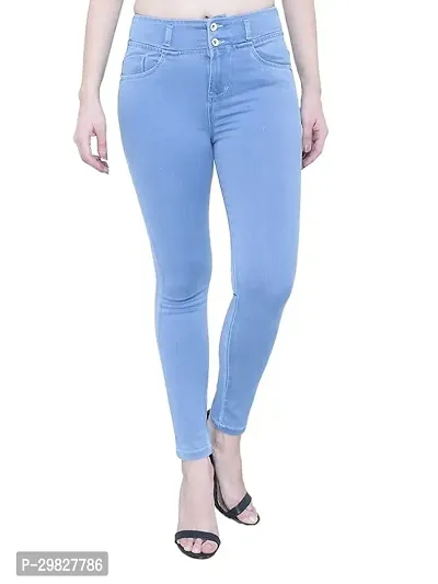 Stylish Denim Solid Jeans for Women