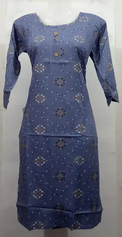 Latest Beautiful Rayon Stitched Kurta for Women